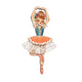 LaliBlue : Christmas : Nutcracker Ballerina Brooch