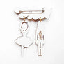 LaliBlue : Christmas : Nutcracker Couple Brooch