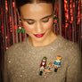 LaliBlue : Christmas : Nutcracker Soldier Brooch
