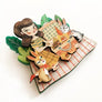 LaliBlue :  Spring :  Picnic Brooch