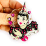 Rosie Rose Parker : Pierrot mime brooch Paris Brooch