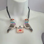 Cherryloco : Pigeon friends duo charm necklace