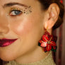 LaliBlue :  Christmas : Poinsettia Earrings