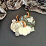 Cherryloco : Pumpkin Patch Trio brooch or necklace - Three colours
