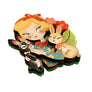 LaliBlue :  Spring : Rabbit Lover Brooch
