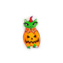 Rosie Rose Parker :  Halloween : Retro Cat Pumpkin Pin