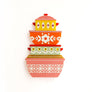 LaliBlue : Christmas : Retro Pyrex container brooch
