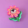 Cherryloco : Retro inspired boho hippy floral brooch or necklace