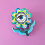 Cherryloco : Retro inspired boho hippy floral brooch or necklace