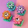 Cherryloco : Retro inspired boho hippy floral brooch or necklace