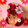 Lipstick & Chrome : Rosita Brooch By Marla Vonduta