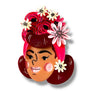 Lipstick & Chrome : Rosita Brooch By Marla Vonduta