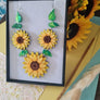 Cherryloco : Sunflower Charm Necklace