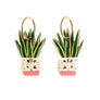 Laliblue : Plant Lover : Sansevieria earrings