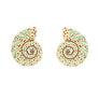 LaliBlue : Summerween : Sea Snail Earrings