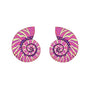 LaliBlue : Summerween : Sea Snail Earrings