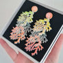 Cherryloco : Seaweed charm dangle earrings