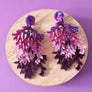 Cherryloco : Seaweed charm dangle earrings