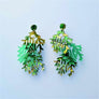 Cherryloco : Seaweed charm dangle earrings