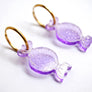 LaliBlue : Cursed Carnival : Set of 4 Caramel Earrings