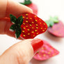 Laliblue : Plant Lover : Set of 4 Strawberry Button Covers