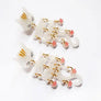 LaliBlue : Creepy Party : Skeleton cat earrings