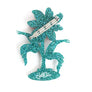LaliBlue : Halloween Woods : Skull Flower Brooch