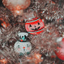 Lipstick & Chrome : Spooky Frosty Spookmas Mini Brooch x Johanna Parker