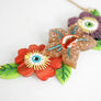 LaliBlue : Halloween Woods : Spooky Flowers Necklace