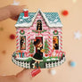 LaliBlue : Christmas : Sweet Christmas House Brooch