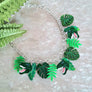 Cherryloco : T Rex Dinosaur Charm Necklace