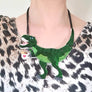 Cherryloco : T Rex Dinosaur Statement Necklace