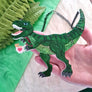 Cherryloco : T Rex Dinosaur Statement Necklace