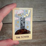 Leopard Print Bee : Single Tarot Card Brooch