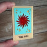 Leopard Print Bee : Single Tarot Card Brooch