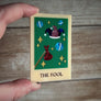 Leopard Print Bee : Single Tarot Card Brooch