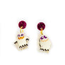 Rosie Rose Parker :  Halloween : The Unconfident Ghost Earrings