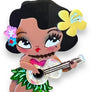 Lipstick & Chrome : Tiki Hula Girl Brooch x By Miss Fluff