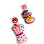 Rosie Rose Parker : Time for Croissants and Coffee Earring