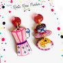 Rosie Rose Parker : Time for Croissants and Coffee Earring