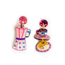 Rosie Rose Parker : Time for Croissants and Coffee Earring
