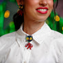 LaliBlue : Cursed Carnival : Vampire Kitten Button Cover