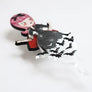 LaliBlue : Halloween Woods : Vampiress with Bats Brooch