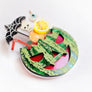 LaliBlue : Summerween : Watermelon Cocktail Brooch