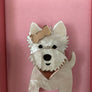 Bling Hound : Westie Brooch