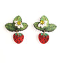 Laliblue : Plant Lover : Wild strawberry earrings