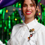 LaliBlue : Cursed Carnival : Witch with Balloons Brooch