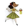LaliBlue : Halloween Woods : Wolf Scout Brooch