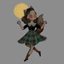 LaliBlue : Creepy Party : Wolf Woman brooch