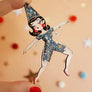 LaliBlue : Christmas : Woman Star Brooch
